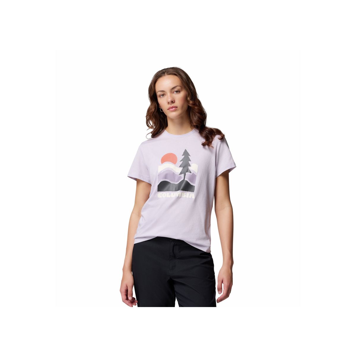 COLUMBIA - Camiseta Mujer Columbia SHELBY CAP Lavanda COLUMBIA