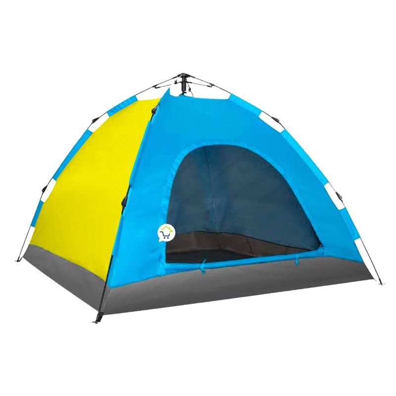 GENERICO - Carpa Camping 3 Personas Automática Arma En 1 Minuto 2X15M