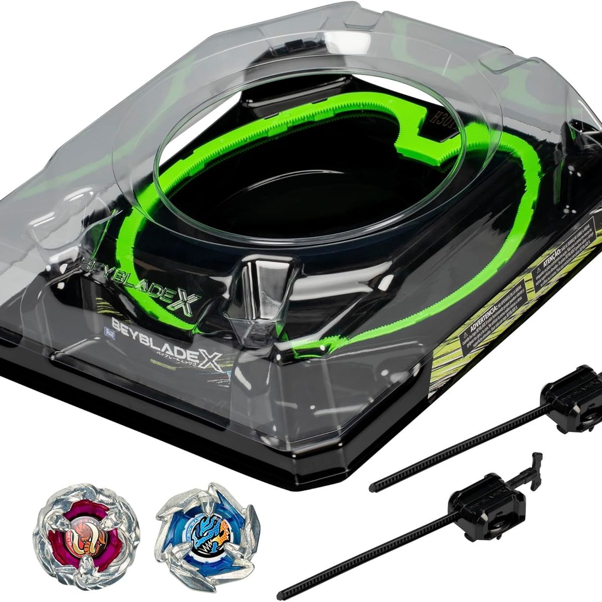 BEYBLADE - Beyblade X Xtreme Battle Set Con Beystadium Arena Con Riel X