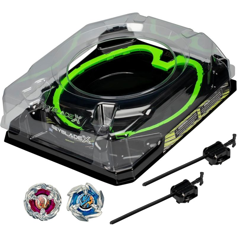 BEYBLADE - Beyblade X Xtreme Battle Set Con Beystadium Arena Con Riel X