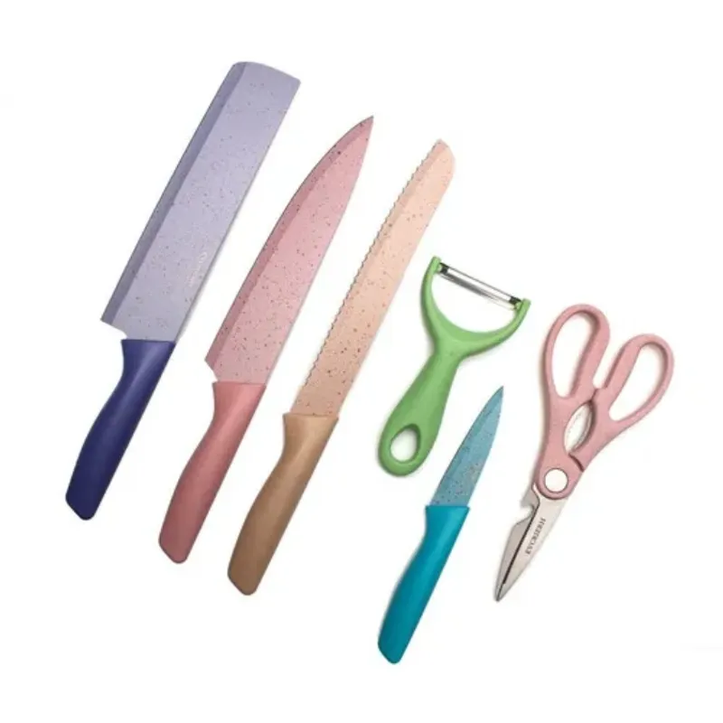GENERICO - Set Cuchillos 6 Pzs Acero Inoxidable