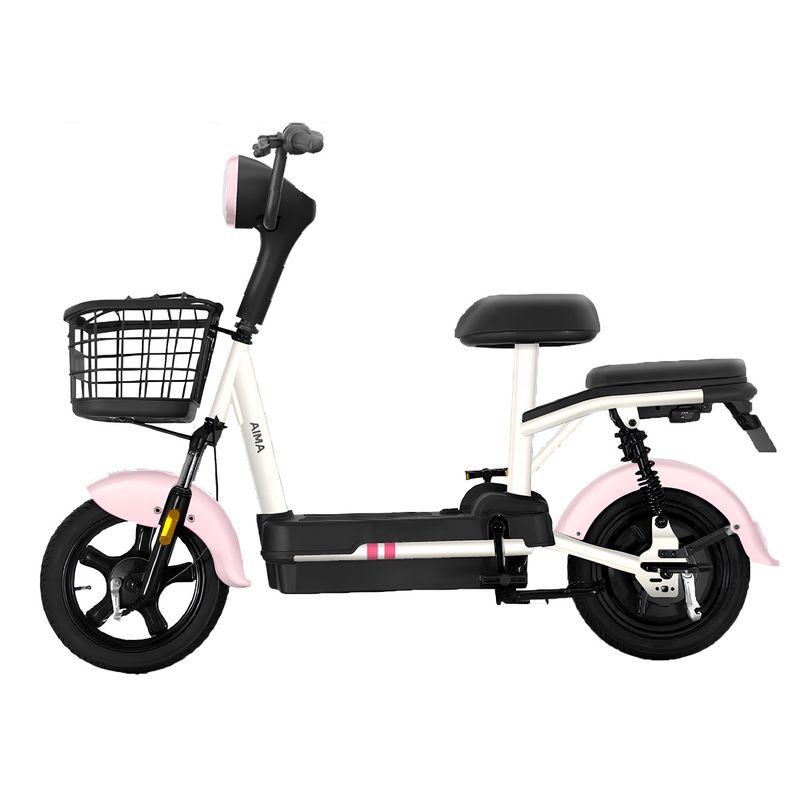 AIMA - Bicimoto Eléctrica Aima Happy Bean- Rosa