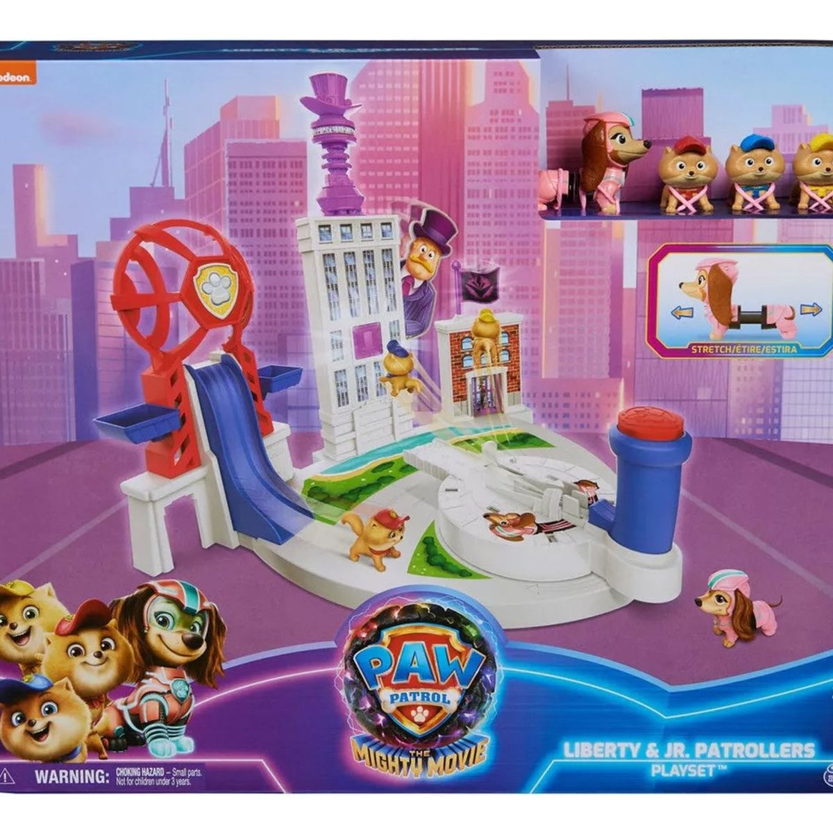 SPIN MASTER - Torre Paw Patrol Super Película Liberty & Jr Patrollers