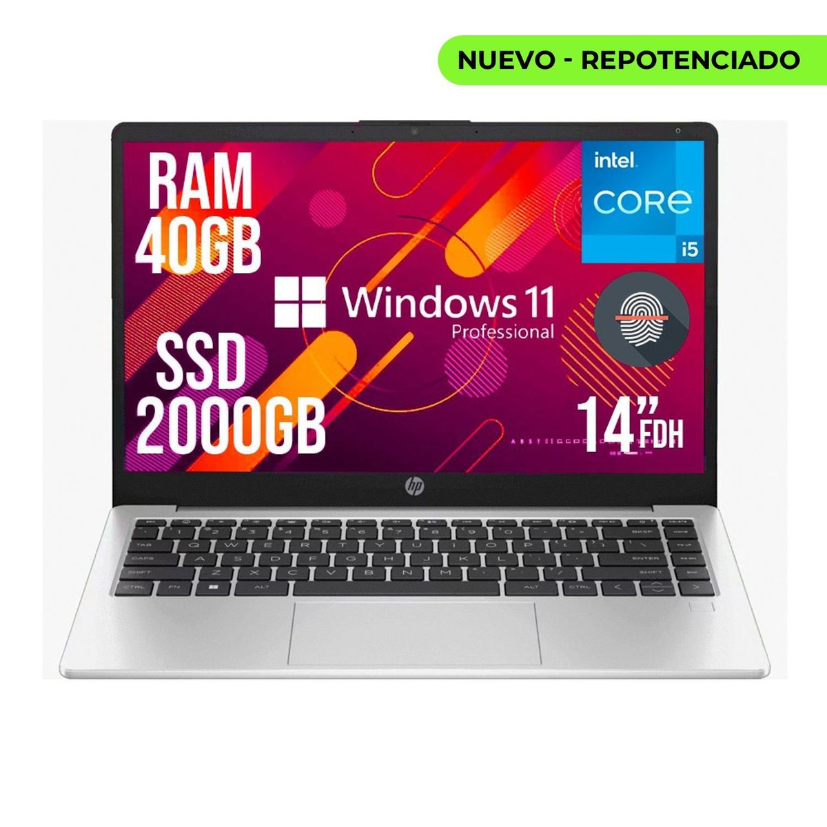 HP - PORTATIL HP CORPORATIVO 240 INTEL CORE I5-1334U SSD 2TB RAM 40GB 14 FHD W11 PRO