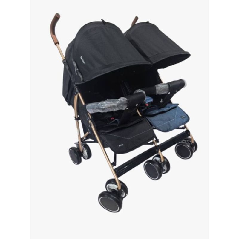 EBABY - Paseador De Bebe Gemelar Dobleacolchado Cubrepiés Individual