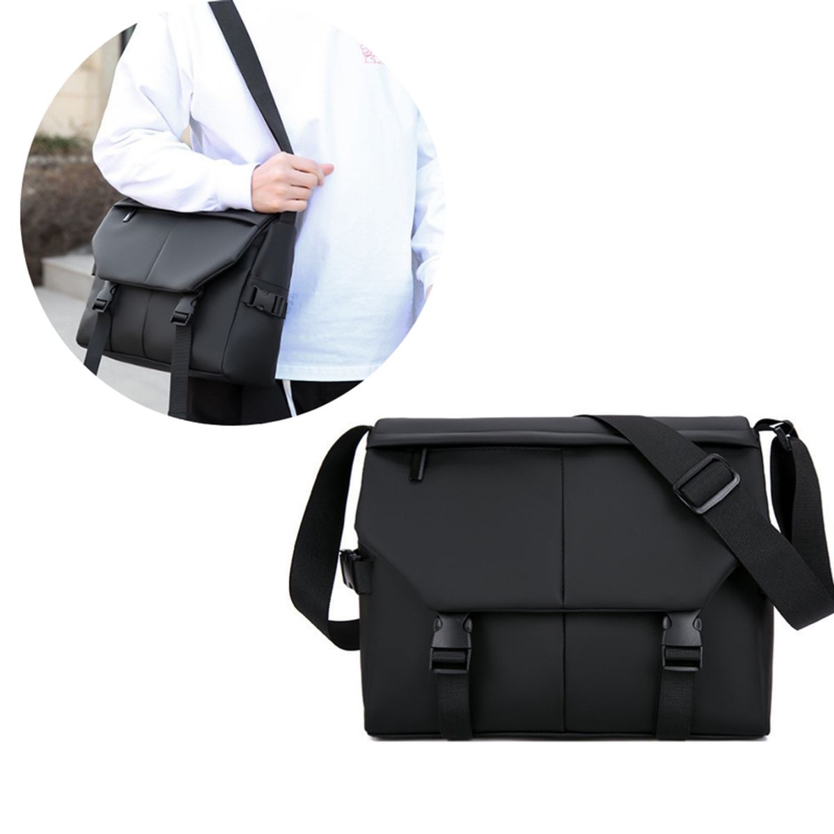 MULTIPLACE COLOMBIA - Bolso maletin Grande Unisex Impermeable universitario