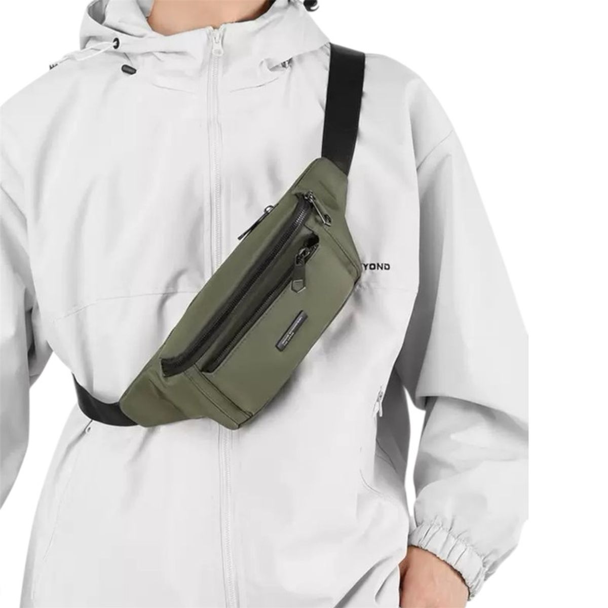 MULTIPLACE COLOMBIA - Canguro Manos Libres unisex moto deportivo verde