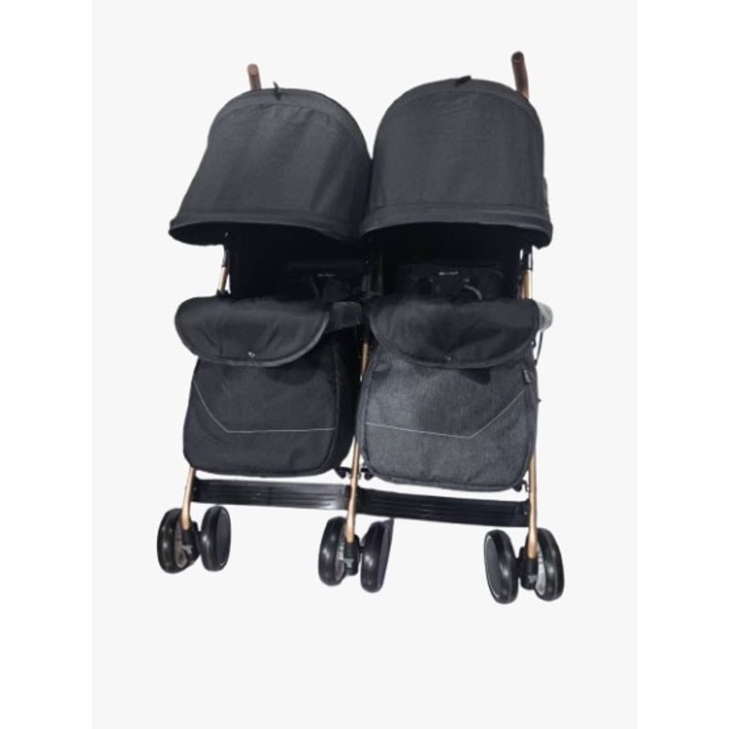 EBABY - Paseador De Bebe Gemelar Dobleacolchado Cubrepiés Individual