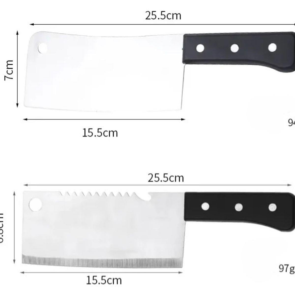 ZHOPI CO - Juego De Cuchillos De Cocina De Acero Inoxidable 8 Piezas