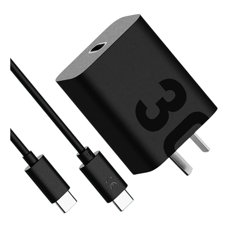 MOTOROLA - Cargador Compatible Para Motorola 30w Turbo Cable Usb C