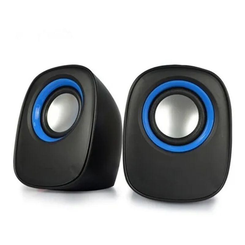 GENERICO - Parlante Portátil Ysd-1024 - Negro-azul Para Pc Celular