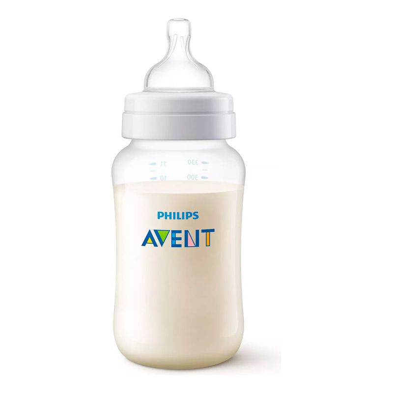 PHILIPS - Tetero Biberon Válvula Anticólicos 11oz Avent