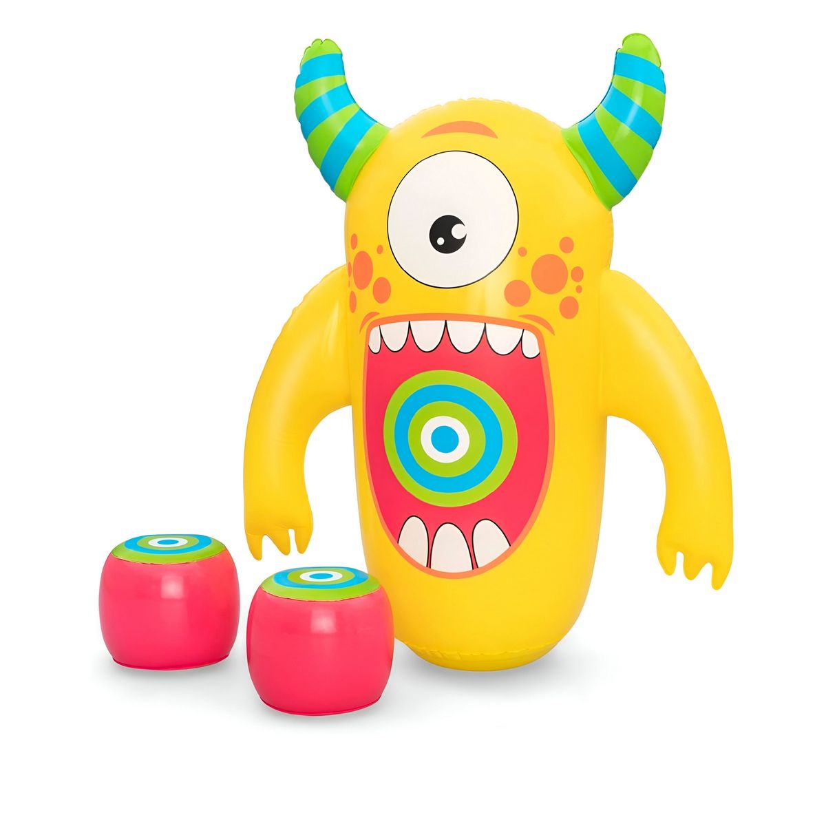 BESTWAY - Puching Ball Inflable Niños Porfiado Monstruo 52545