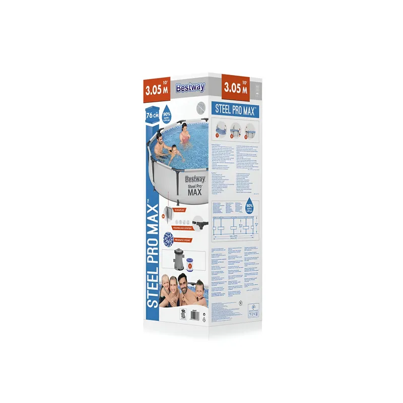 BESTWAY - Piscina Estructural Steel Pro Max Bestway 56407 4.678l