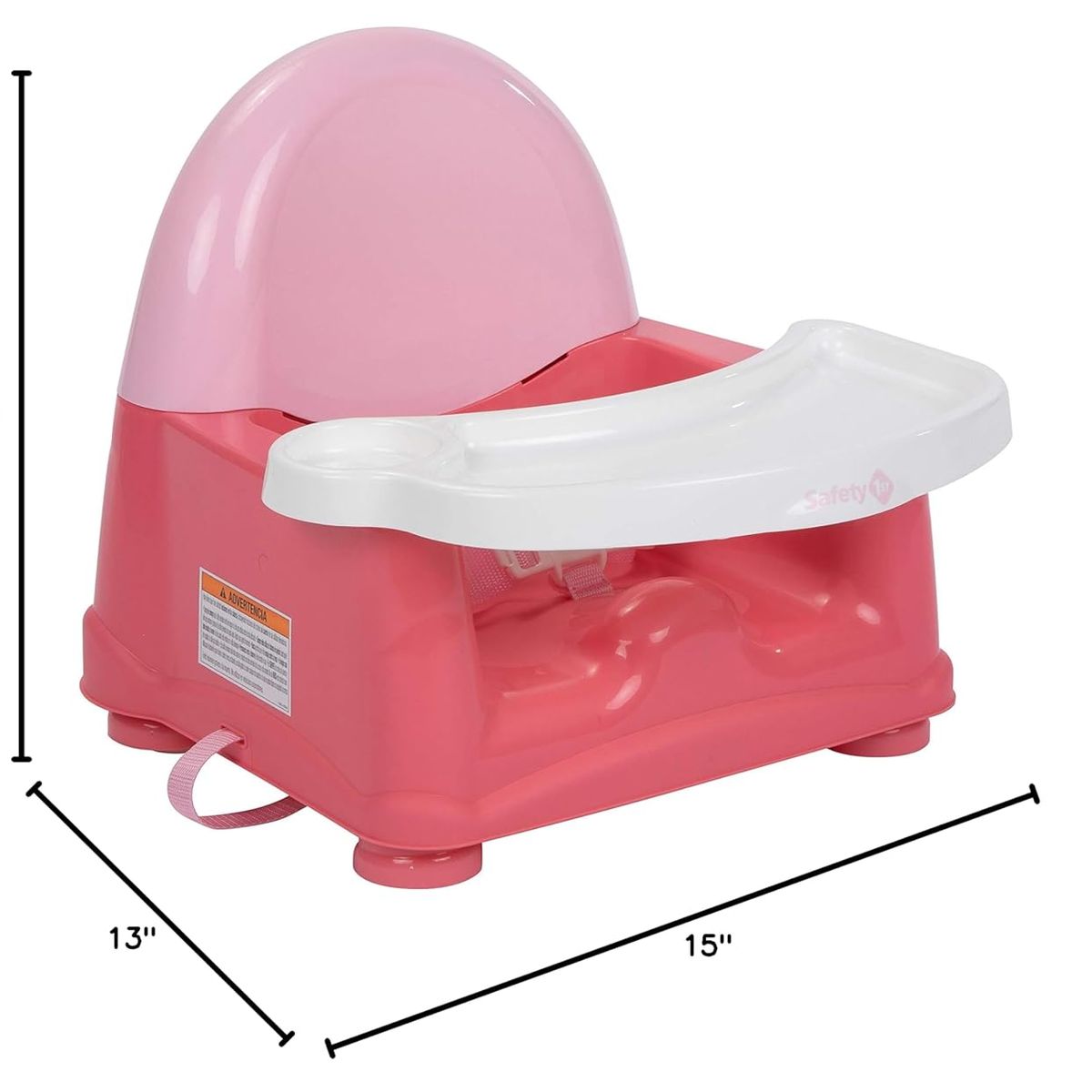 SAFETY 1ST - Comedor Con Bandeja Giratoria Cuidado Fácil Safety Rosa