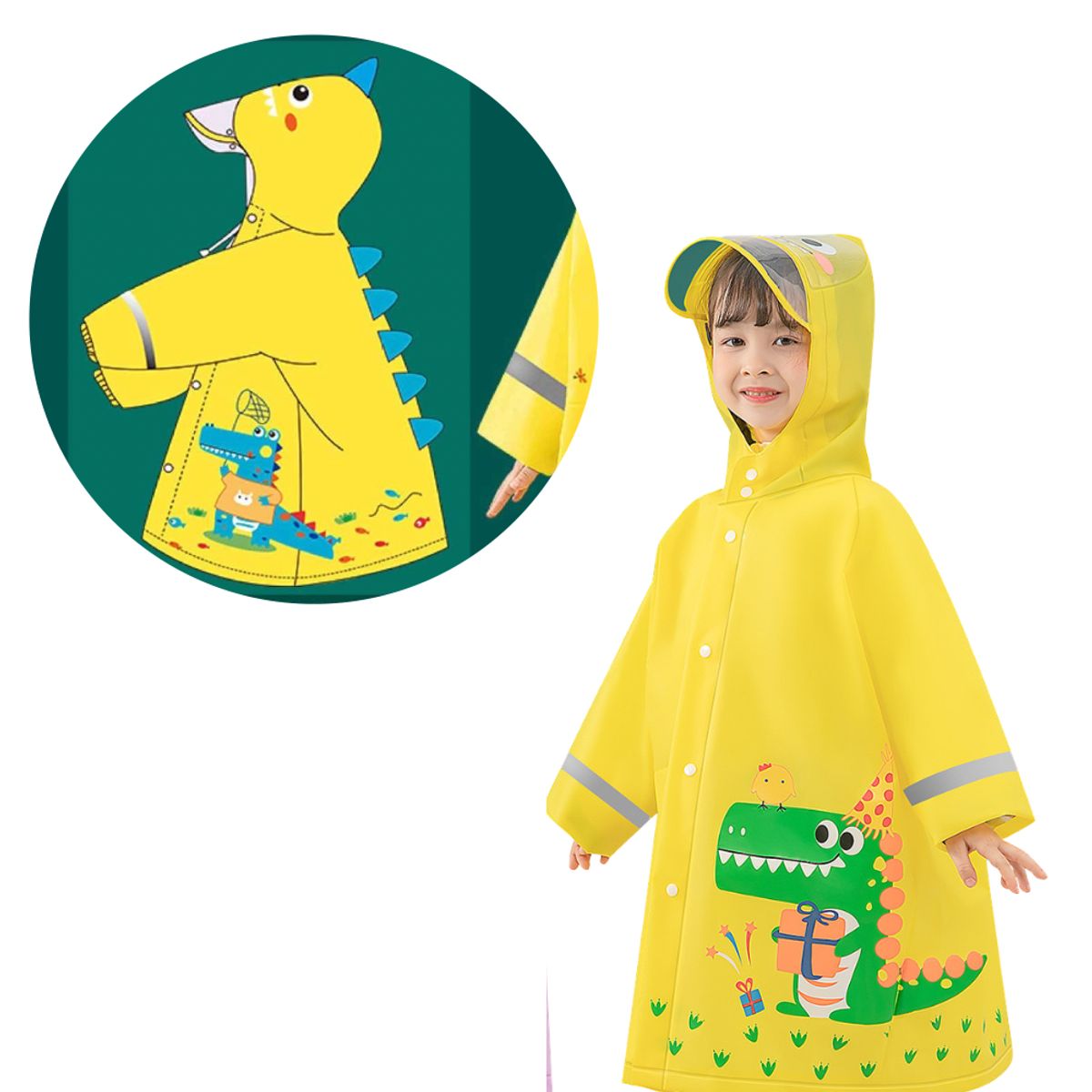 MULTIPLACE COLOMBIA - Capa impermeable para lluvia para niños importada fina de alta calidad