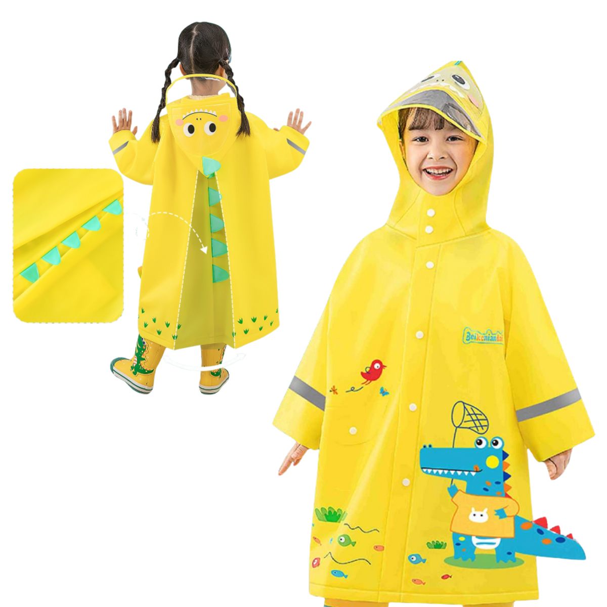 MULTIPLACE COLOMBIA - Capa impermeable para lluvia para niños importada fina de alta calidad