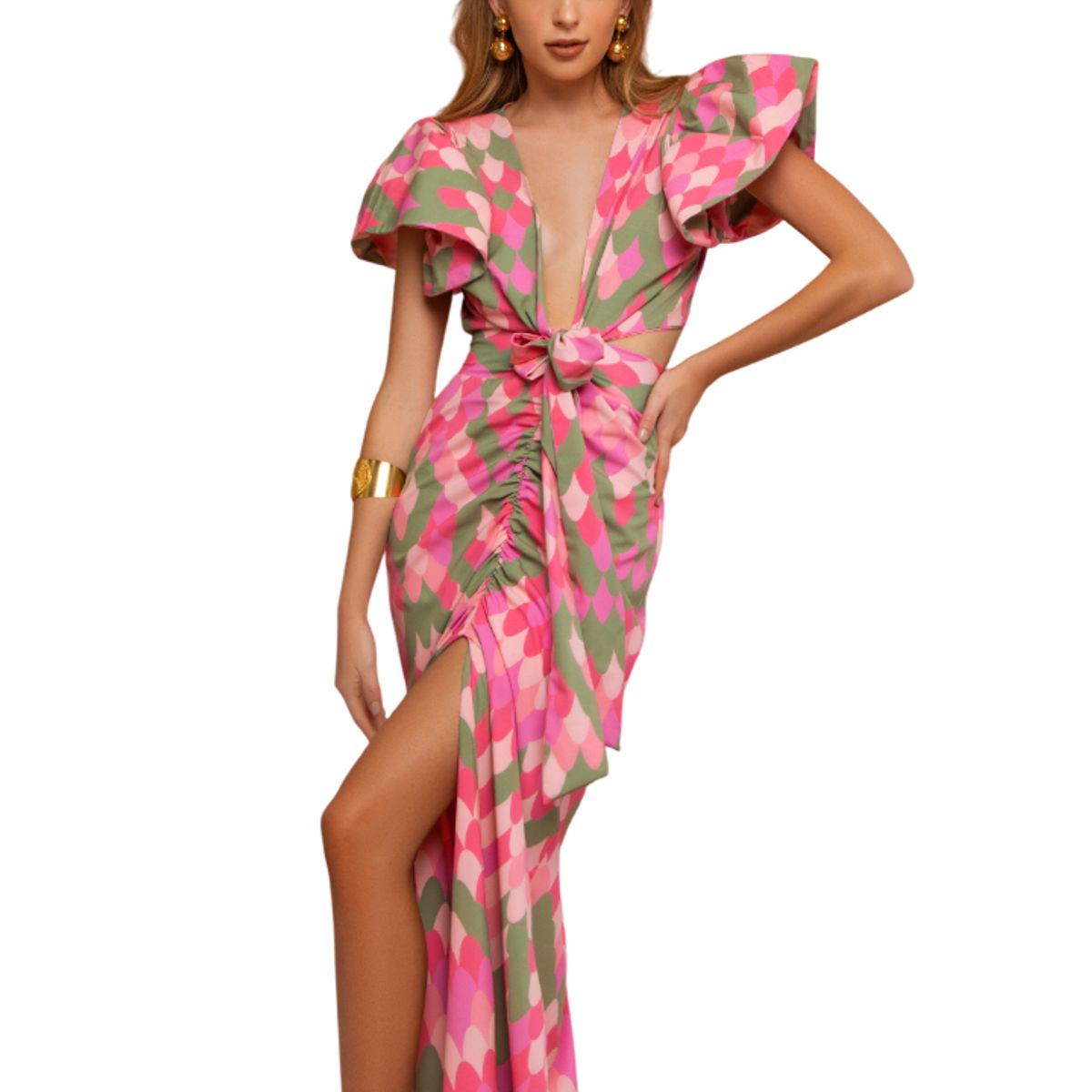 MARAMAR - VESTIDO LARGO DE DOS PIEZAS