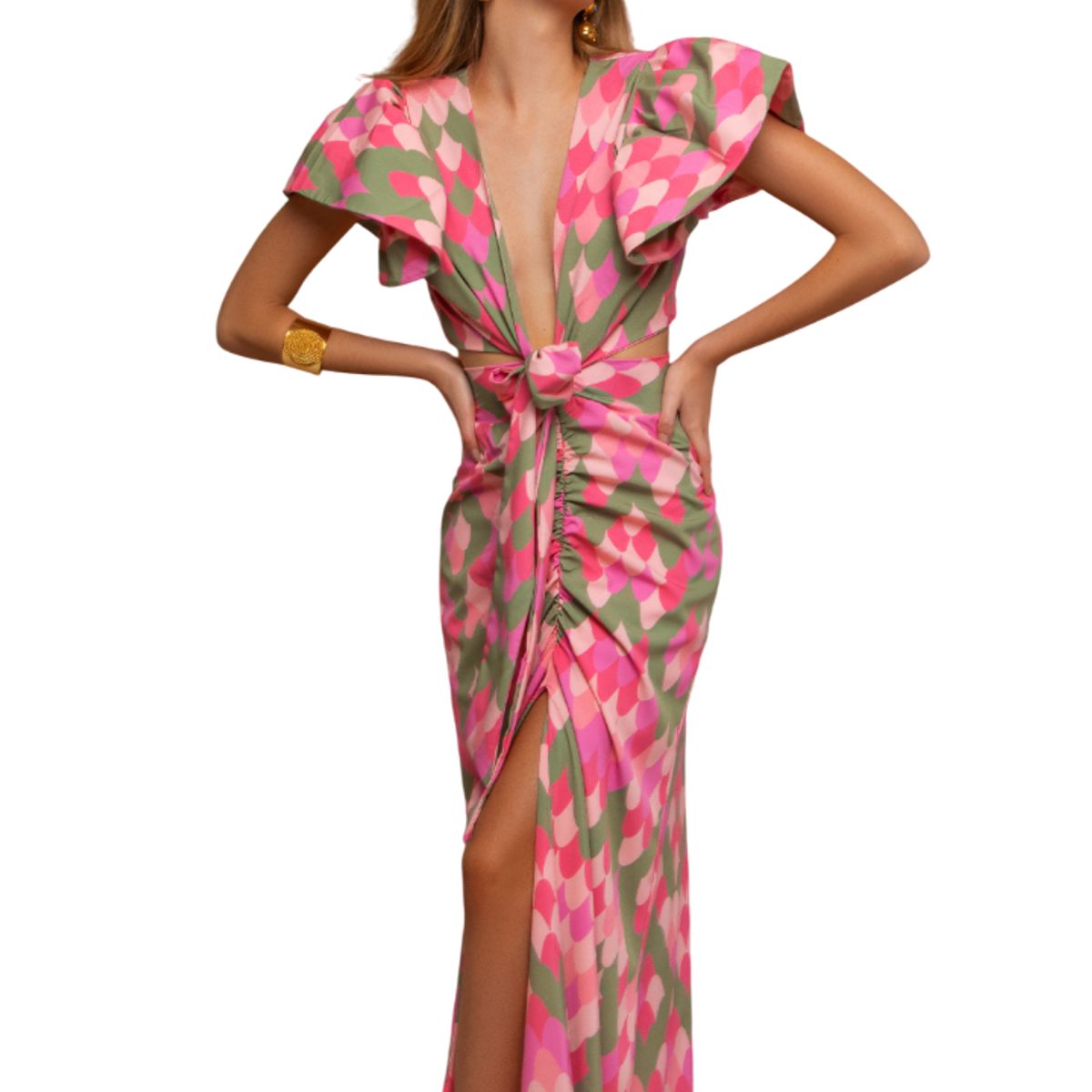 MARAMAR - VESTIDO LARGO DE DOS PIEZAS