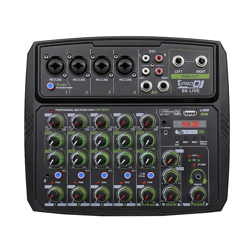 GENERICO - Mixer Interfaz Prodj B6l Consola Analog Prodj B6l Grabacion