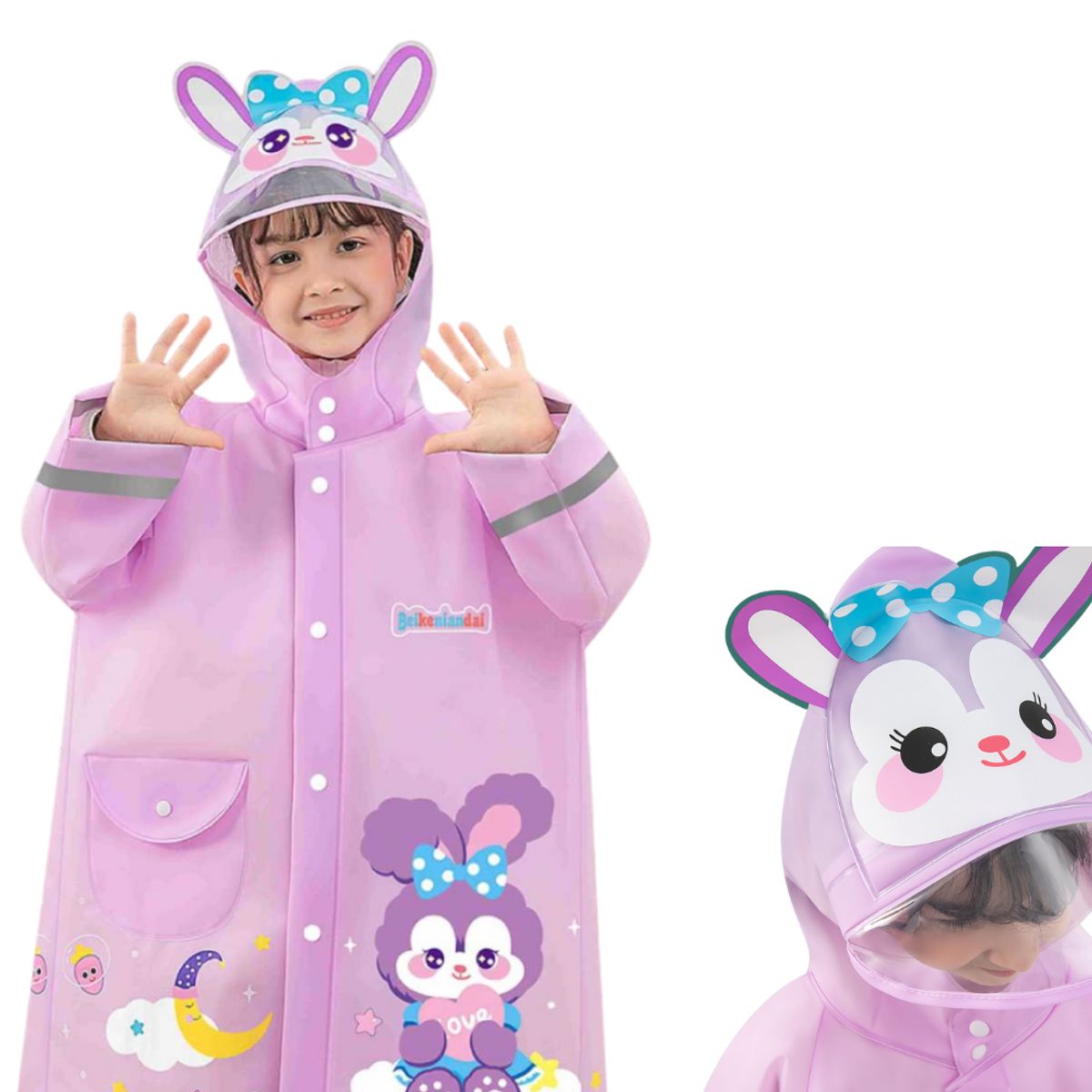 MULTIPLACE COLOMBIA - Capa impermeable para lluvia para niños importada fina de alta calidad