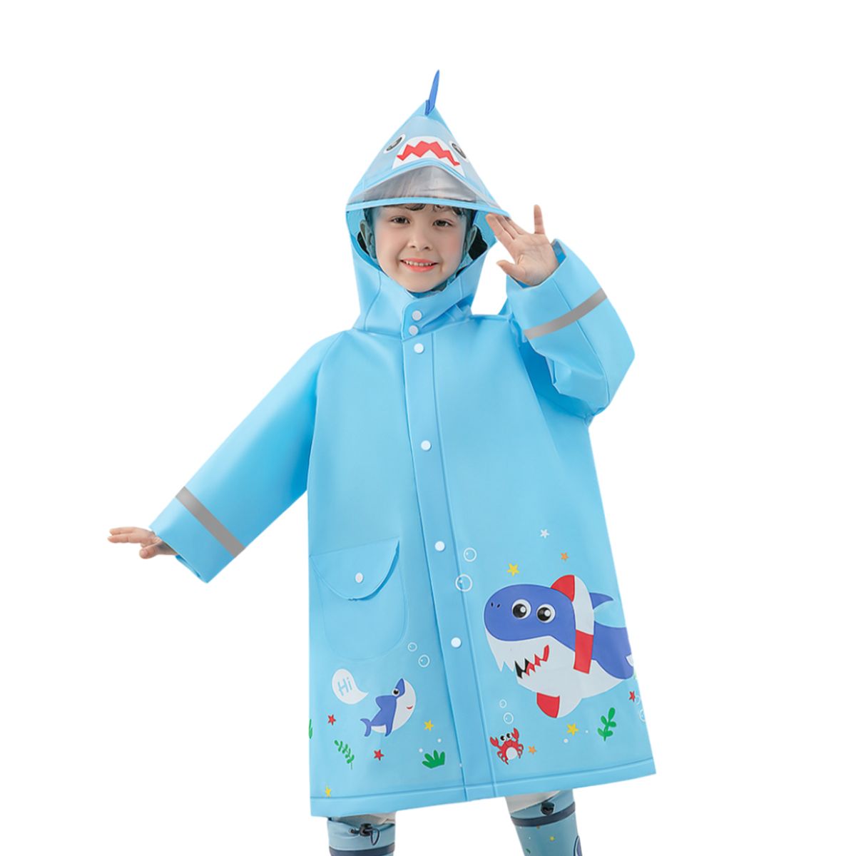 MULTIPLACE COLOMBIA - Capa impermeable para lluvia para niños importada fina de alta calidad-