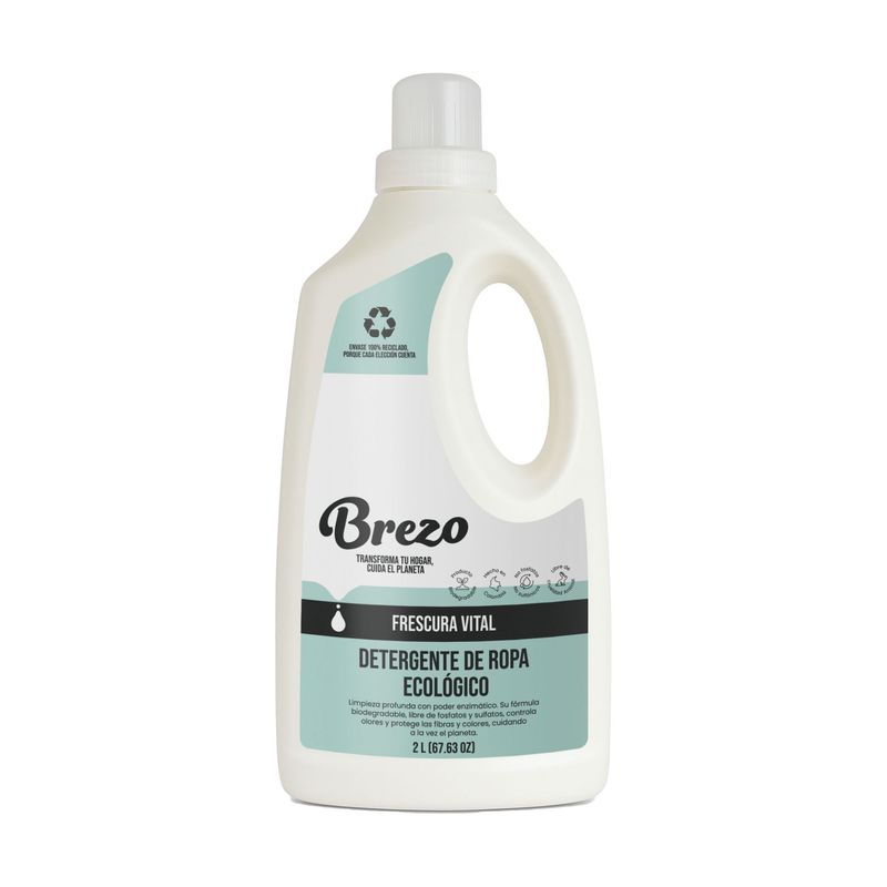 BREZO - Detergente ropa líquido ecológico Brezo 2000 ml