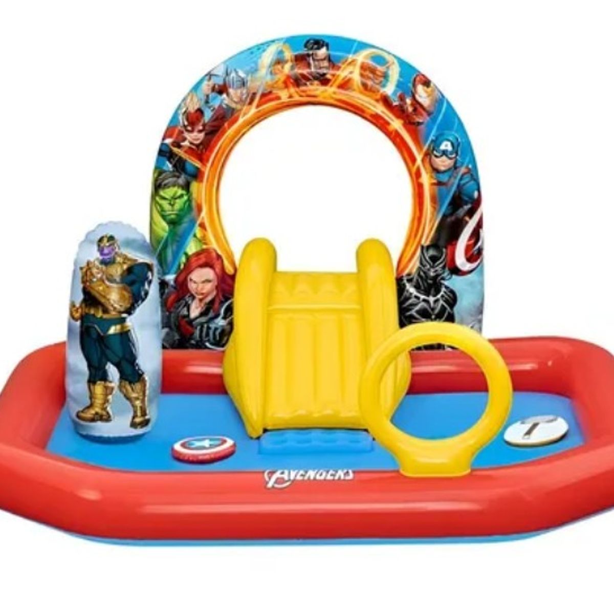 BESTWAY - Piscina De Juego Inflable Avengers Con Tobogán