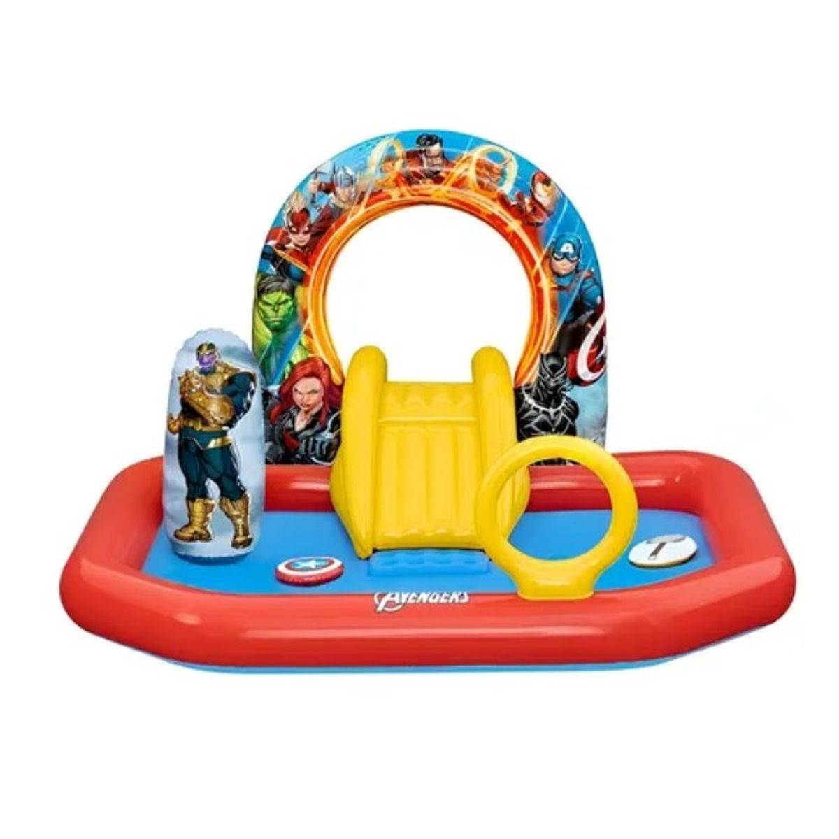 BESTWAY - Piscina De Juego Inflable Avengers Con Tobogán