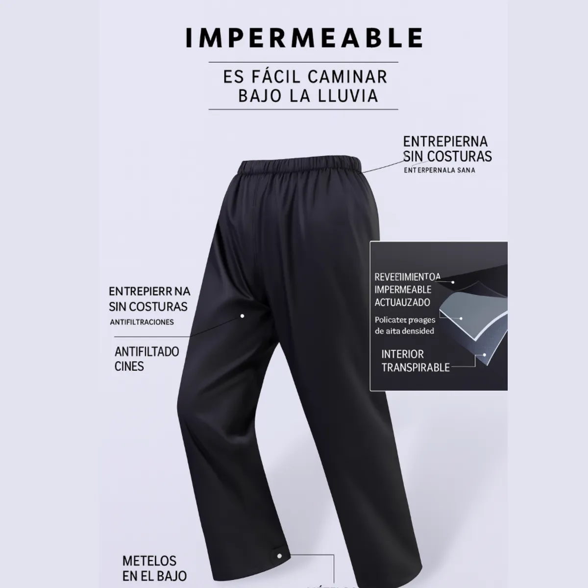 MULTIPLACE COLOMBIA - Traje Impermeable Reflectivo para Moto Hombre Liviano-