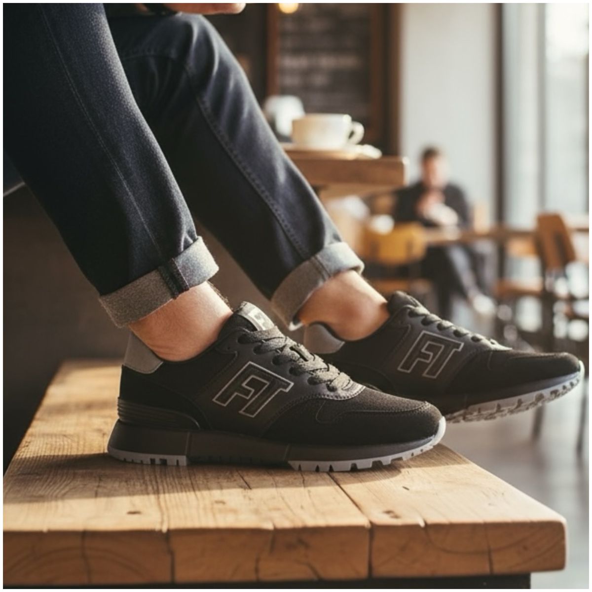 RIPPLE FT - Tenis Deportivos Ft Originales Hombre Casual Gym Comodos