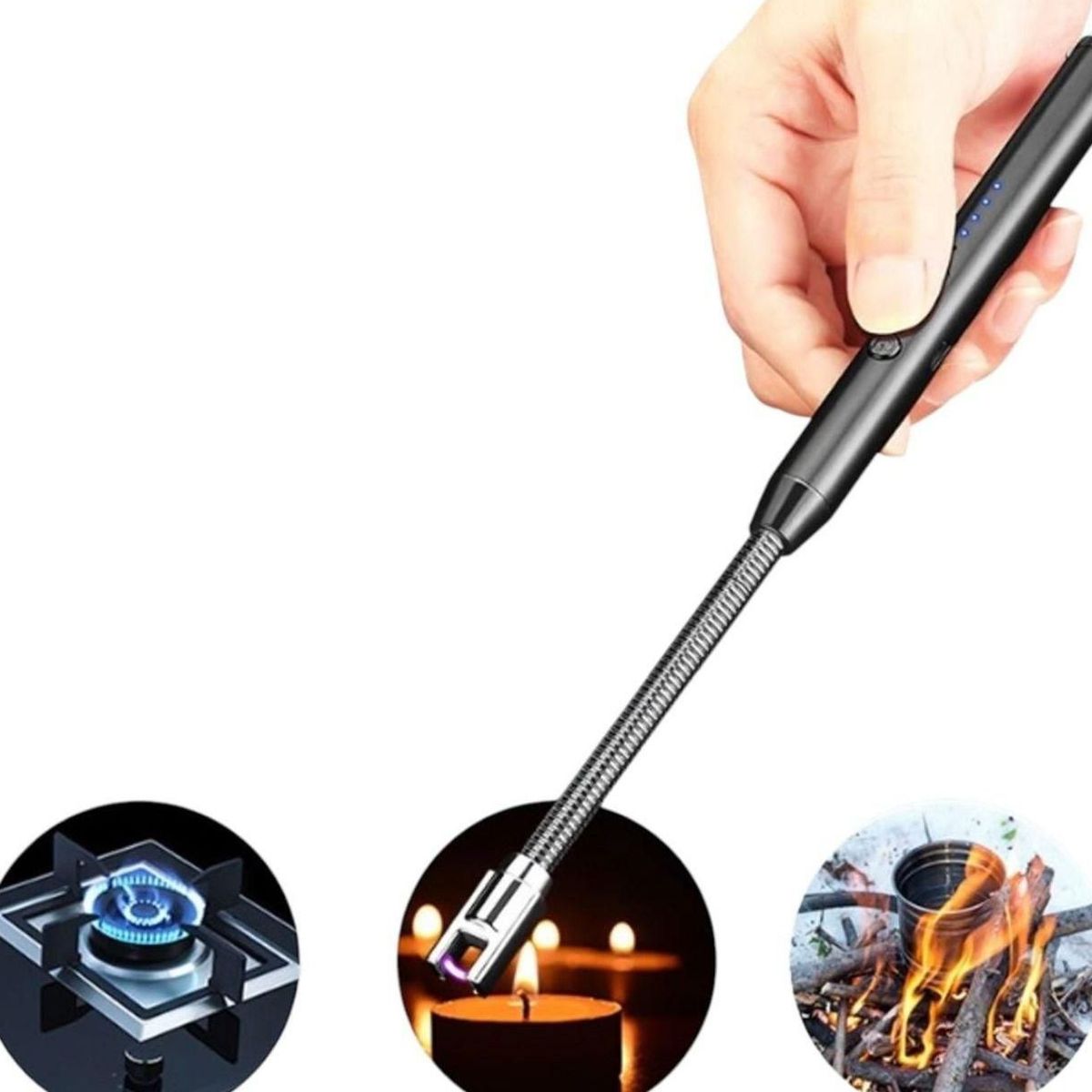 GENERICO - Encendedor electrico portatil recargable plasma portable