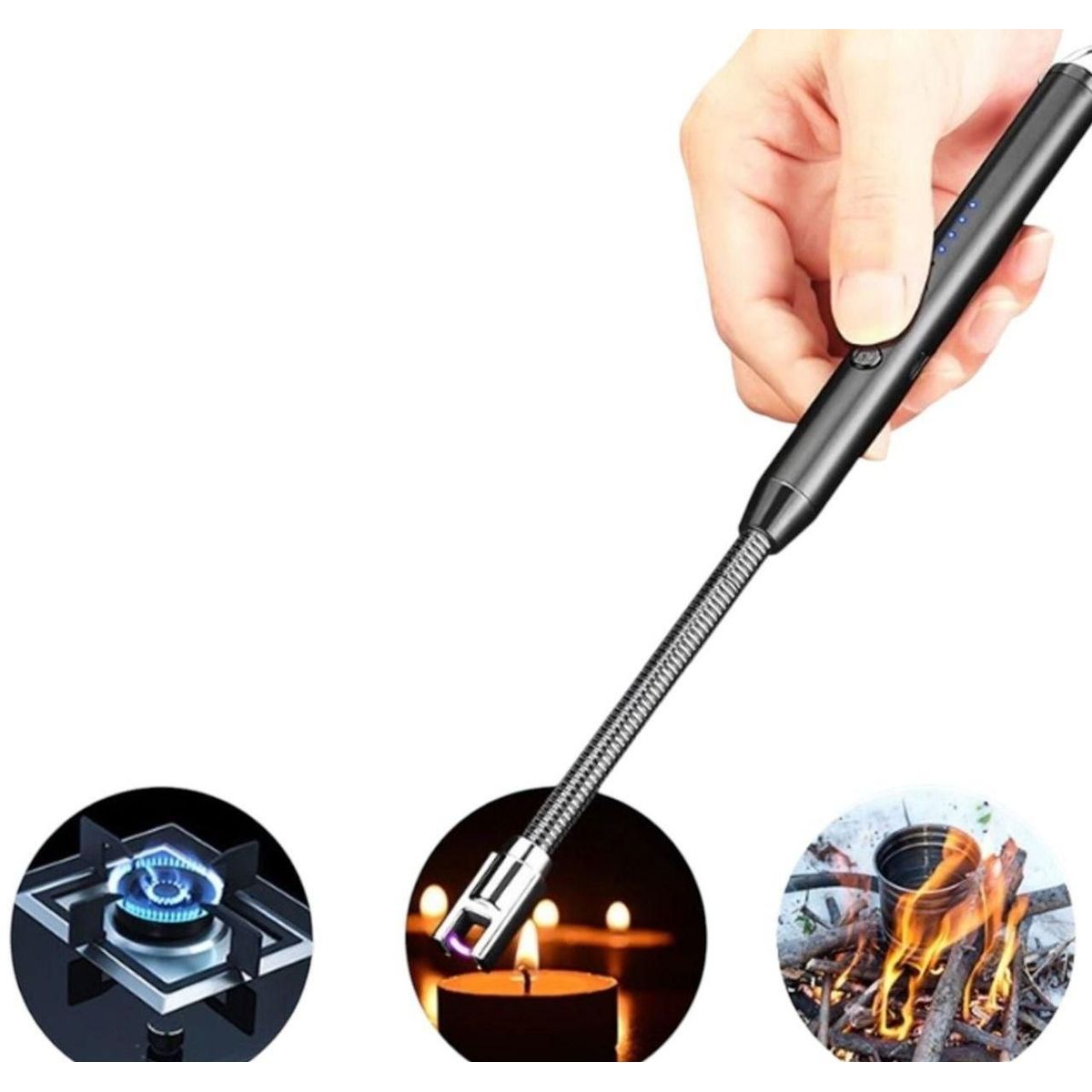 GENERICO - Encendedor electrico portatil recargable plasma portable