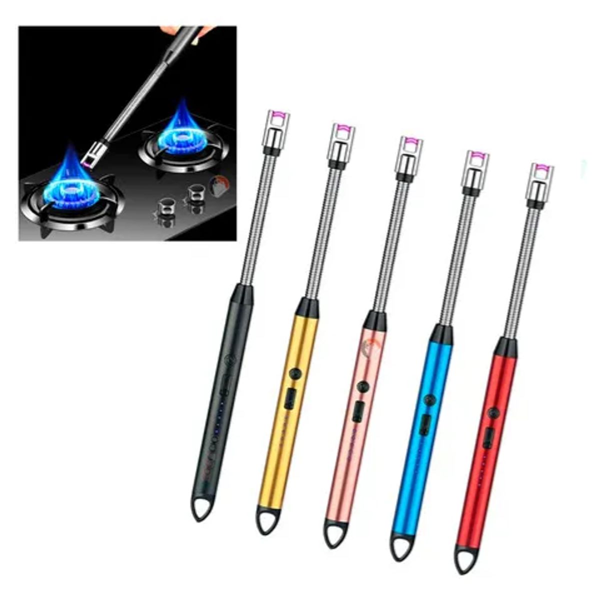 GENERICO - Encendedor electrico portatil recargable plasma portable