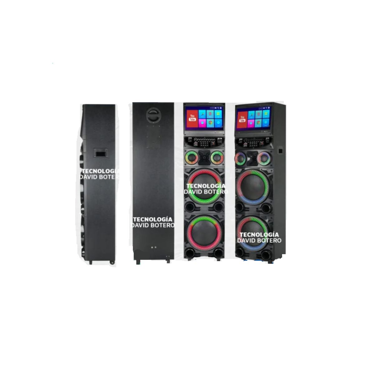 GENERICO - Parlante Bluetooth Portatil 12* 2 pulgadas GD-1415