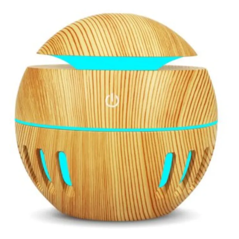 GENERICO - Difusor Humidificador de Aromaterapia Grano De Madera 130ml