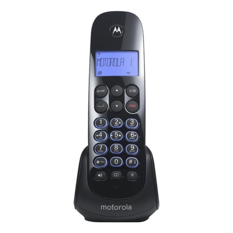 MOTOROLA - Teléfono Motorola Negro Inalámbrico Negro