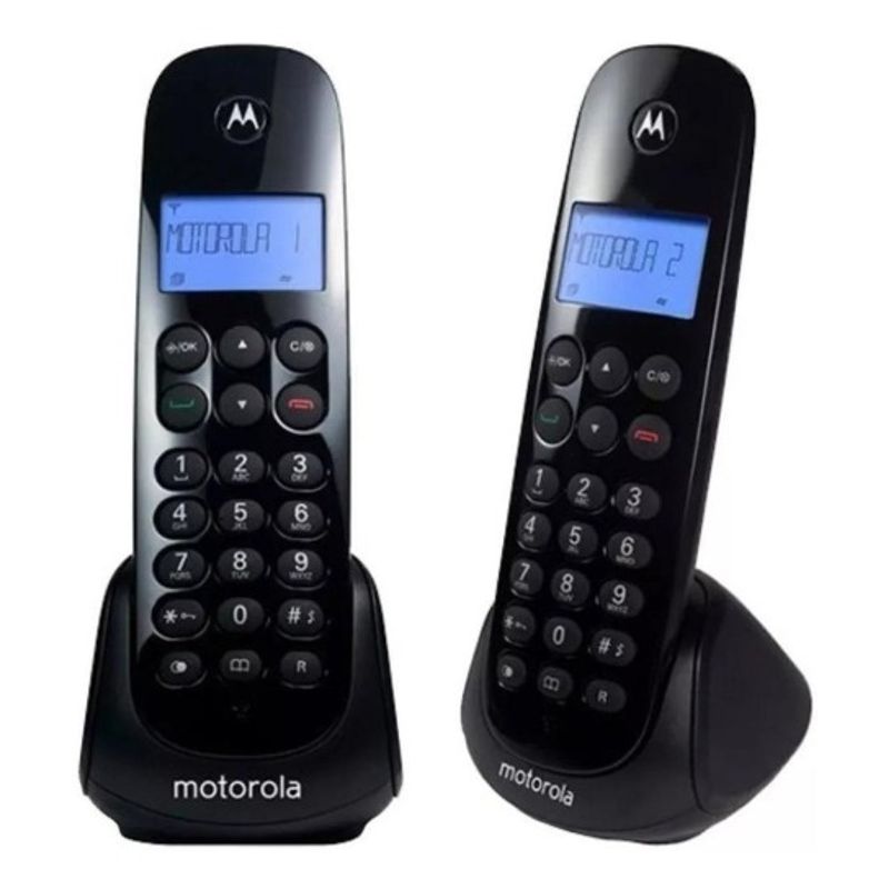 MOTOROLA - Teléfono Doble Inalámbrico Motorola M750-2 Ca Negro