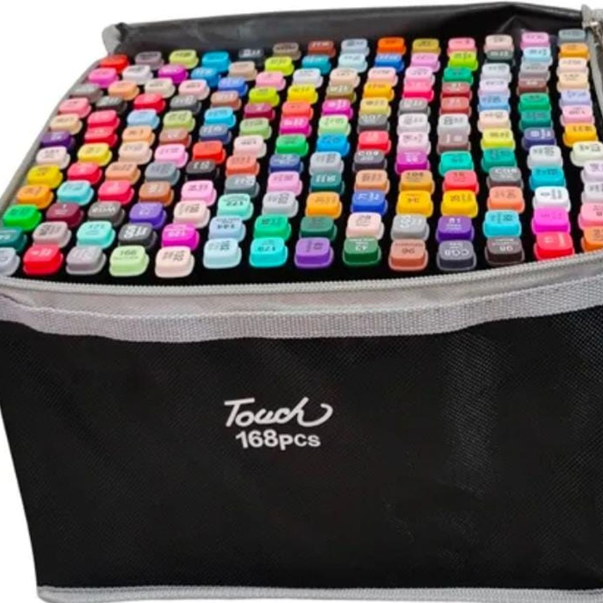 GENERICO - Set De Marcadores Doble Punta 168 Pcs Resaltadores Alcohol