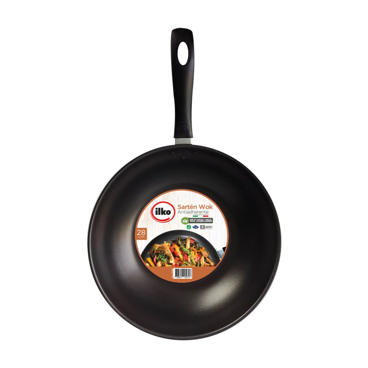 ILKO - Wok ILKO Antiadherente Copper 28cm