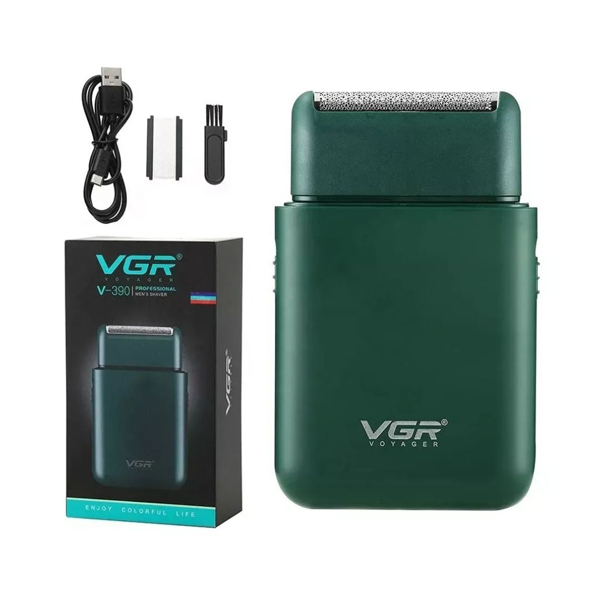 VGR - Afeitadora Eléctrica Rasuradora VGR V-390 Recargable