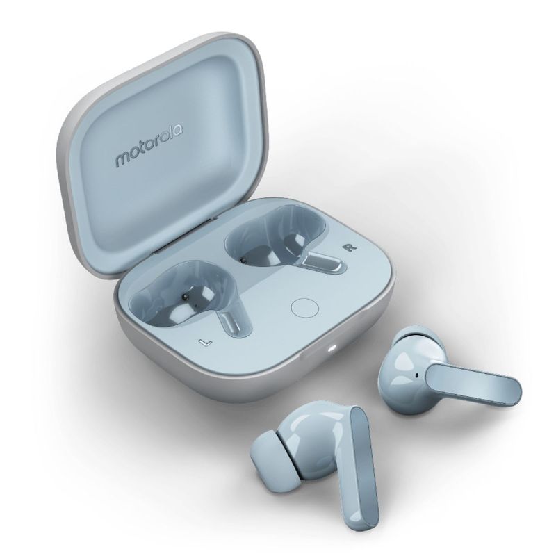 MOTOROLA - Audífonos Bluetooth Moto Buds Celeste Ilusion
