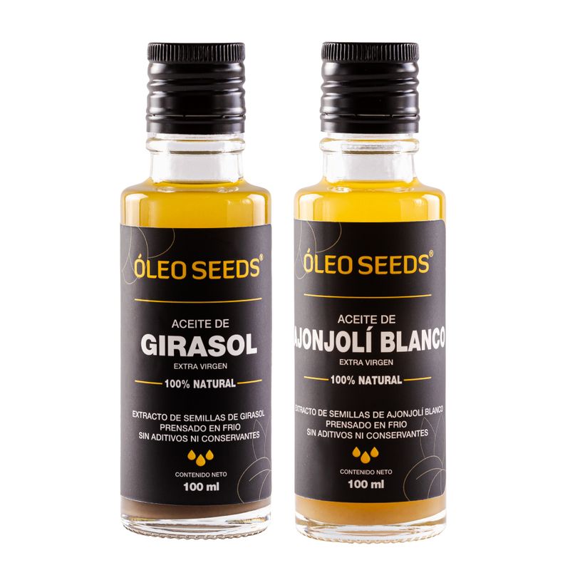 GENERICO - KIT ACEITE DE GIRASOL + AJONJOLI BLANCO  OLEO SEEDS