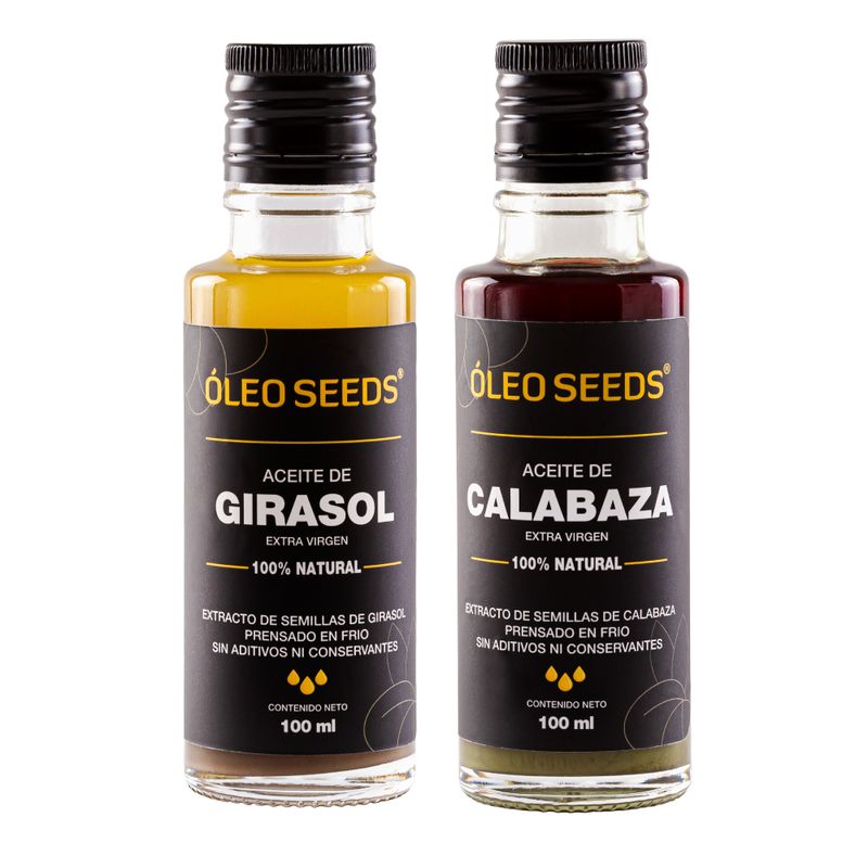 GENERICO - KIT ACEITE DE GIRASOL + CALABAZA  OLEO SEEDS