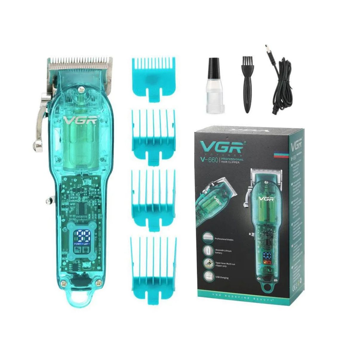 VGR - Maquina Corta Pelo Vgr V-660 Peluquera Profesional