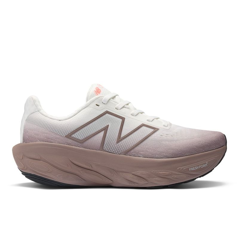 NEW BALANCE - Tenis New Balance 1080 Mujer-Blanco/Cafe