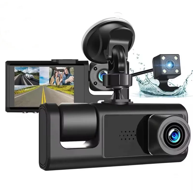 GENERICO - Cámara De Carro 3 Lentes Dvr Dash Cam 1080p Ausek Ak-g104f
