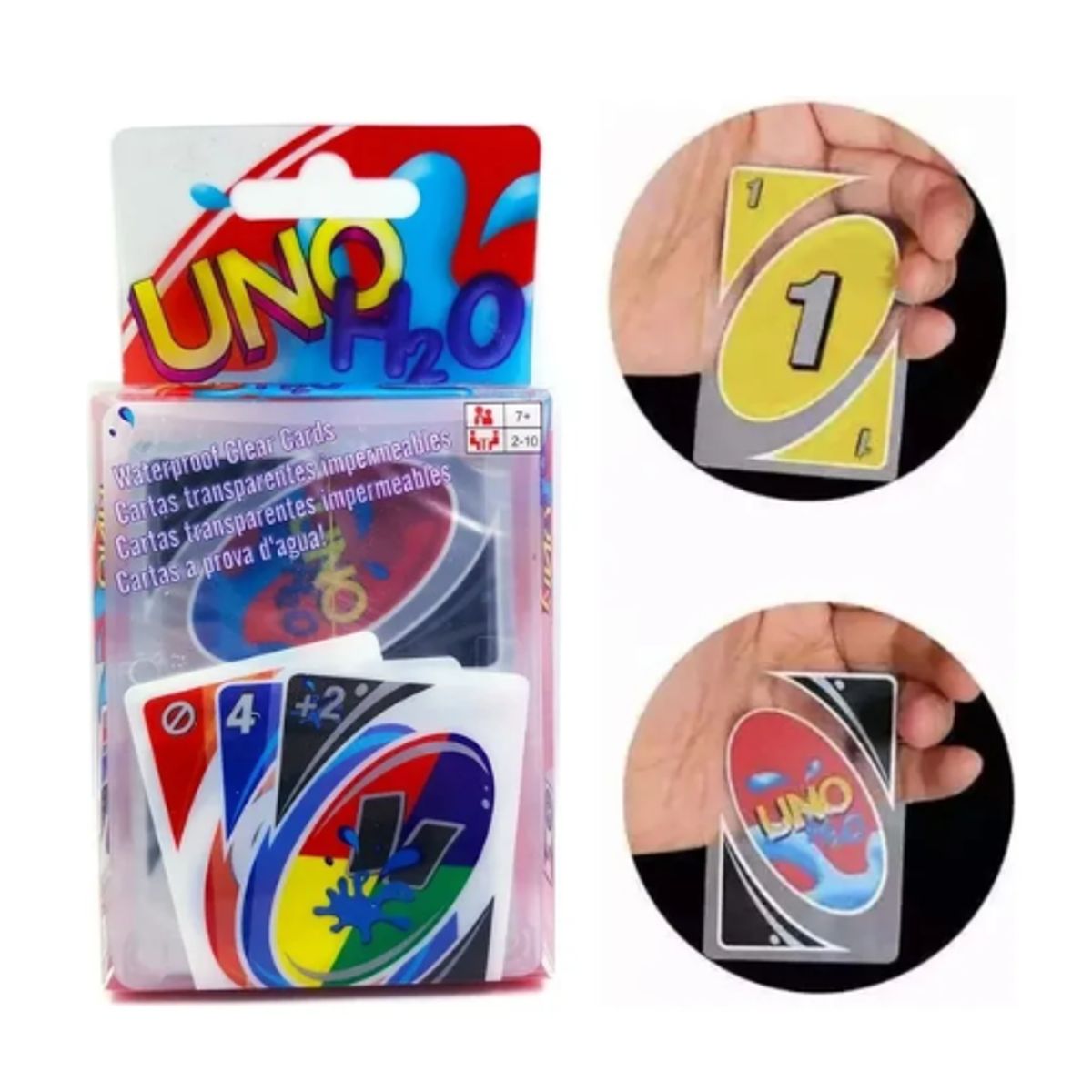 AFM - Uno Splash H2o Cartas Impermeables Plásticas Juego De Mesa