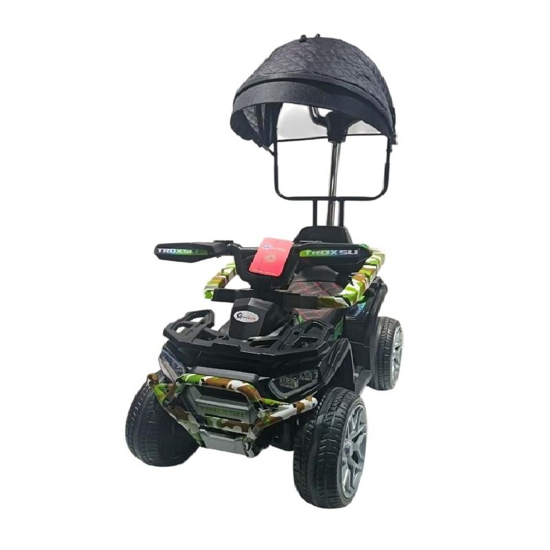 GENERICO - Cuatrimoto Montable Control Remoto Guía Bluetooth Para Bebe