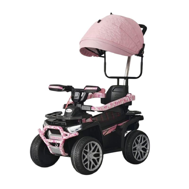 GENERICO - Cuatrimoto Montable Control Remoto Guía Bluetooth Para Bebe